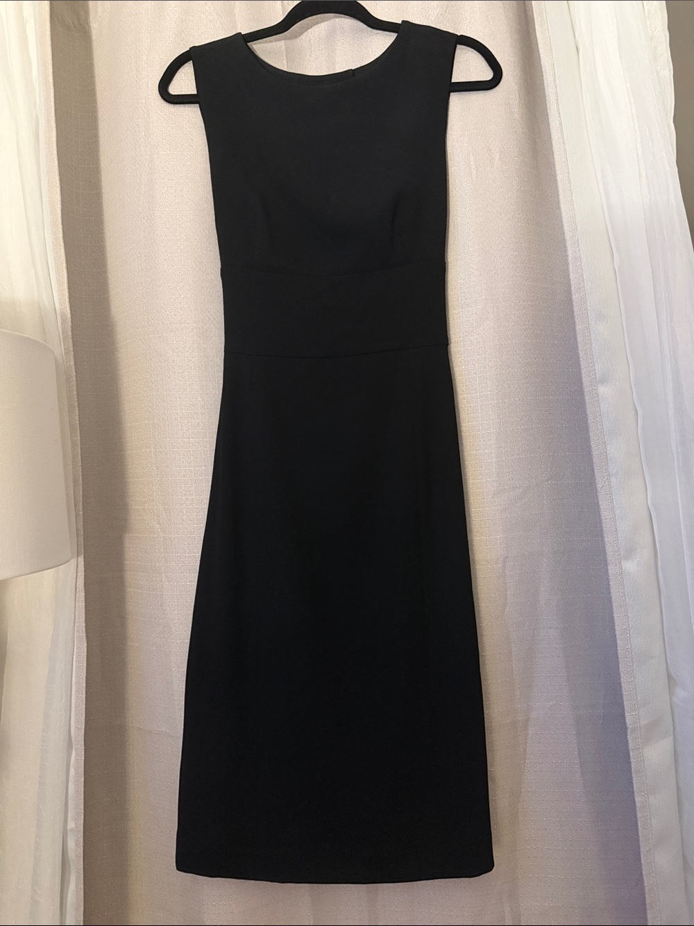 Banana Republic Black Sleeveless Sheath Dress